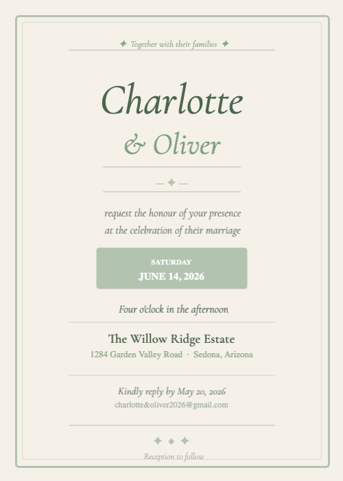 Wedding Invitation Suite
